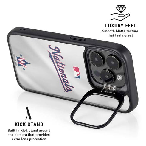 MLB Washington Nationals Home Jersey iPhone 16 Pro Kickstand Case